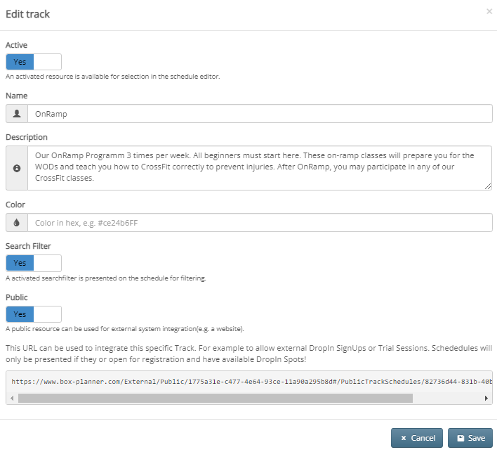 Trial Sessions / Registration on Your Own Website